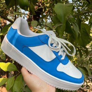Custom light blue Time and Tru Sneakers